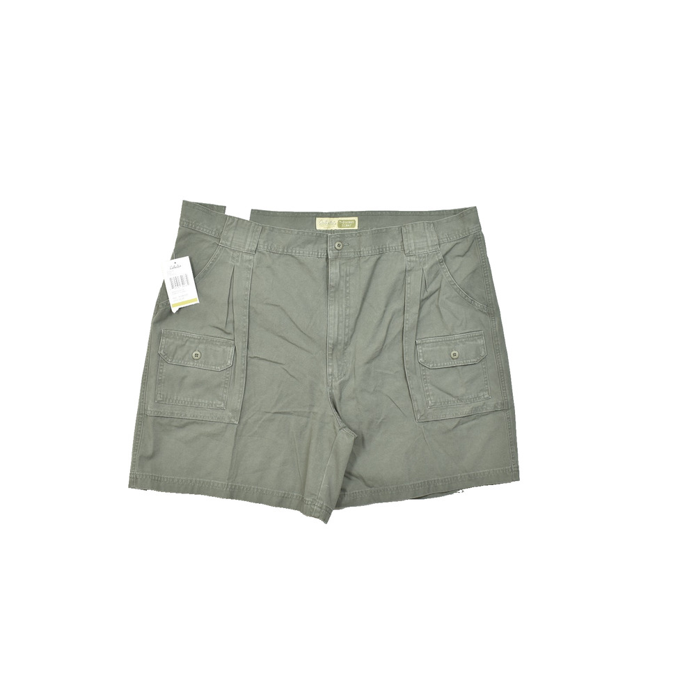 Cabela's Legendary 7-Pocket Hiker Shorts Men's 44 Olive Green 100% Cotton Canvas